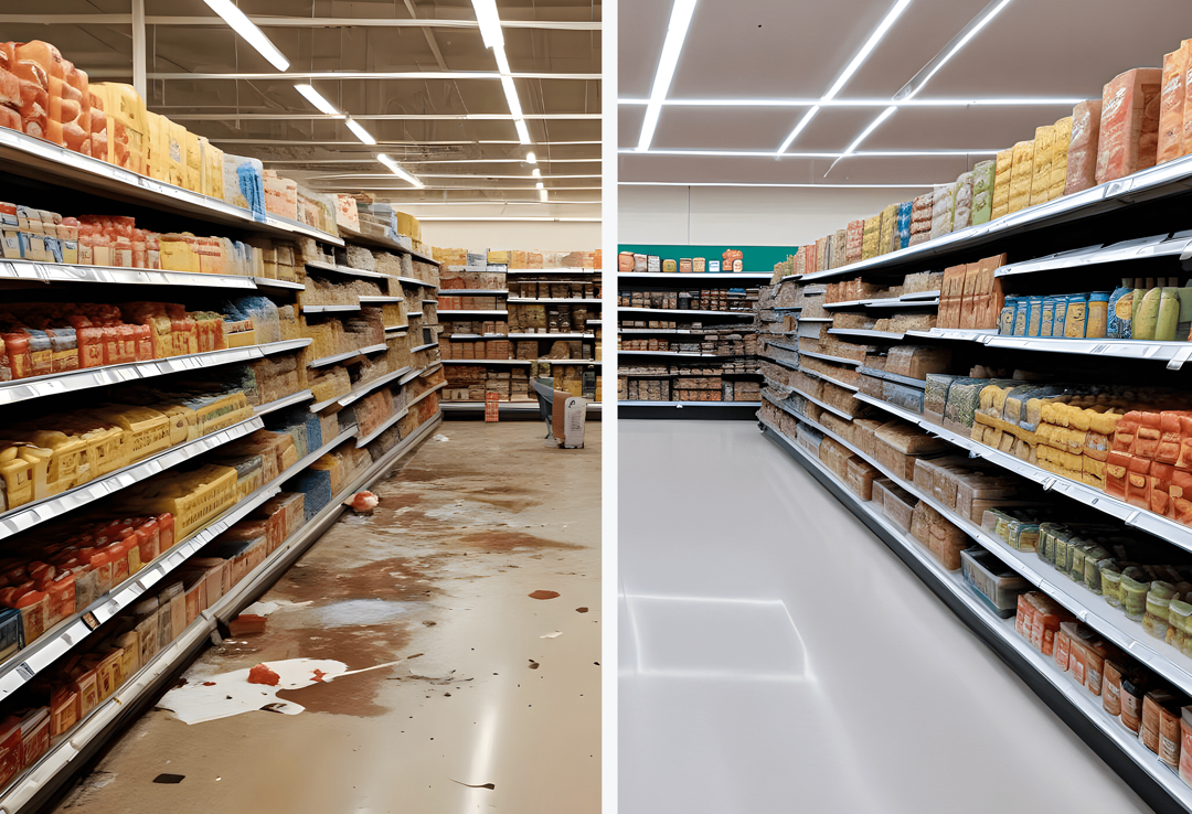 Retail Space Cleaning